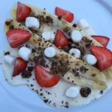 Gluten-free Protein Banana Split